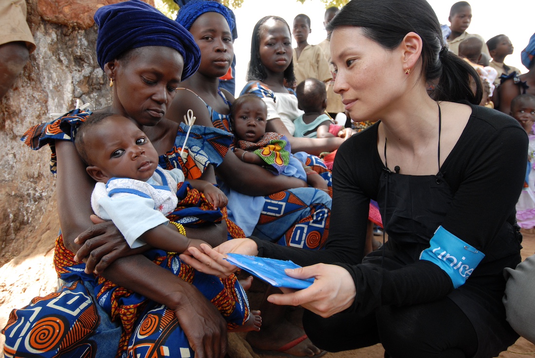 Lucy Liu Receives UNICEF Ambassador Award